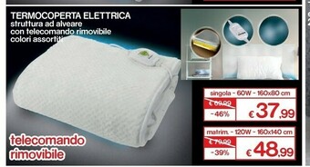 Satur Termocoperta elettrica offerta