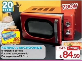 Satur Forno a microonde offerta