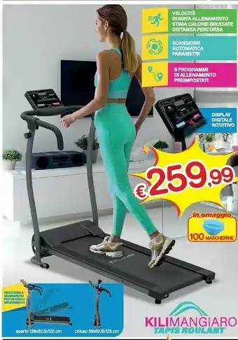 Satur Kilimangia tapis roulant offerta