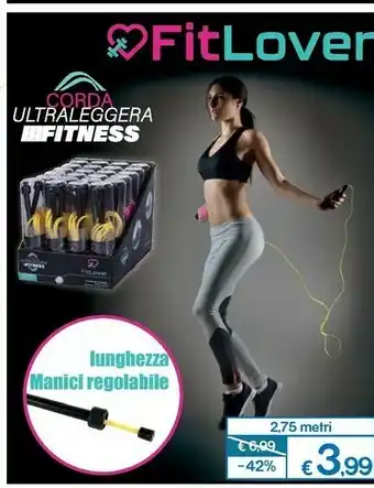 Satur Corda ultraleggera fitness offerta