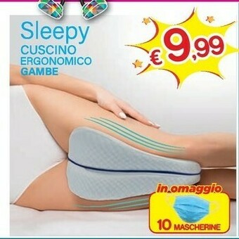 Satur Sleepy cuscino ergonomico gambe offerta