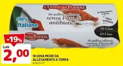 DPiù 10 UOVA MEDIE DA ALLEVAMENTO A TERRA offerta