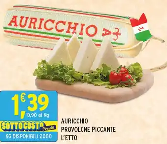 Gecop AURICCHIO PROVOLONE PICCANTE L'ETTO offerta