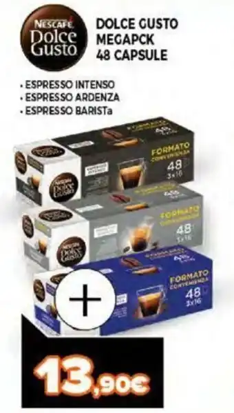 Expert Nescafe Dolce Gusto Megapack 48 Capsule offerta