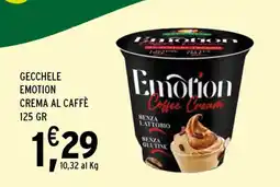 Gecop GECCHELE EMOTION CREMA AL CAFFÈ 125 GR offerta