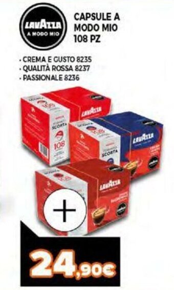 Expert Lavazza Capsule A Modo Mio 108pz offerta