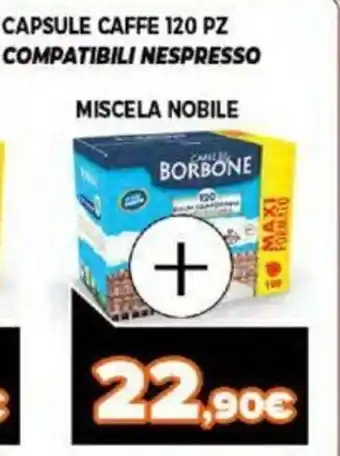 Expert Caffè Borbone Capsule 120pz Compatibili Nespresso offerta