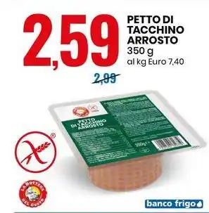Eurospin PETTO DI TACCHINO ARROSTO offerta