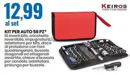 Eurospin KIT PER AUTO 56 PZ offerta