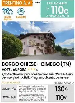 Eurospin HOTEL AURORA offerta