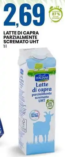 Eurospin LATTE DI CAPRA PARZIALMENTE SCREMATO UHT offerta