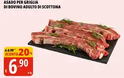 Tigros ASADO PER GRIGLIA DI BOVINO ADULTO DI SCOTTONA offerta