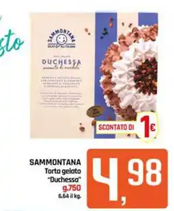 Famila Superstore SAMMONTANA Torta gelato "Duchessa" g.750 offerta