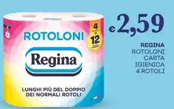 REGINA ROTOLONI CARTA IGIENICA 4 ROTOLI