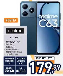 Unieuro REALME C63 offerta