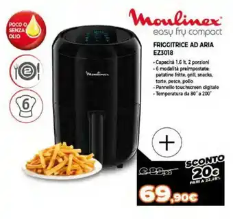 Expert Moulinex Friggitrice Ad Aria EZ3018 offerta