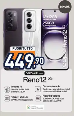 Unieuro Oppo Reno12 5G offerta