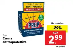 Lidl Prep Crema dermoprotettiva 50 g confezione offerta