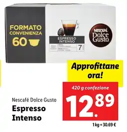 Lidl Nescafé Dolce Gusto Espresso Intenso 420 g offerta