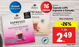 Lidl Bellarom Capsule caffè Espresso o Cortado offerta