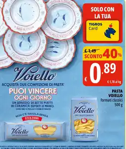 Tigros PASTA VOIELLO formati classici 500 g offerta
