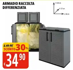 Tigros ARMADIO RACCOLTA DIFFERENZIATA offerta