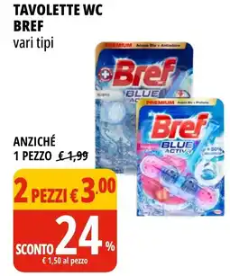 Tigros TAVOLETTE WC BREF vari tipi offerta