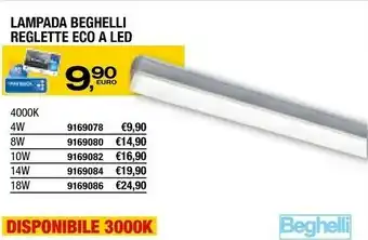 Bricofer Lampada reglette eco a led offerta