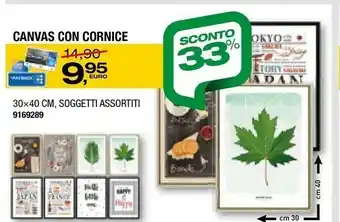 Canvas con cornice