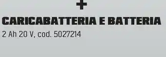 OBI Caricabatteria e batteria offerta