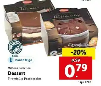 Lidl Dessert 90g offerta