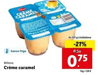 Lidl Crème caramel offerta