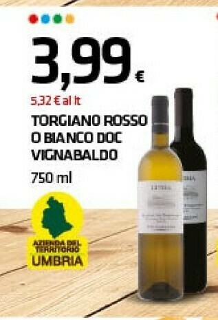 Vignabaldo torgiano rosso o bianco doc