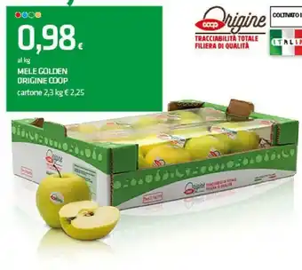 Superconti Coop mele golden offerta