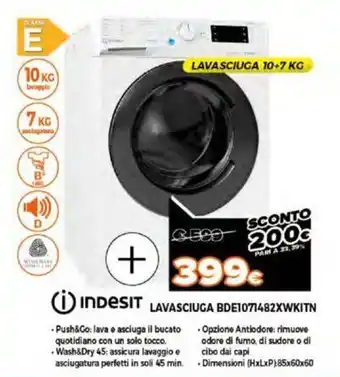 Indesit Lavasciuga BDE1071482XWKITN