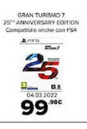 Gamestop Gran turismo 7 25 anniversary edition offerta