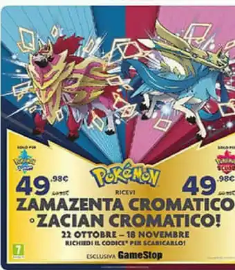 Gamestop Pokemon x/y colpi furiosi busta offerta