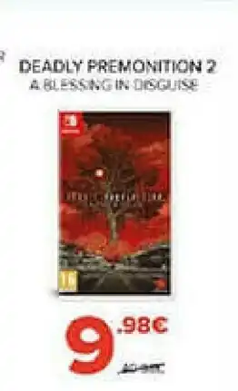 Gamestop Nintendo deadly premonition 2: a blessing in disguise standard tedesca, inglese nintendo switch offerta