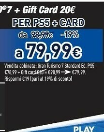 Unieuro Gran turismo 7 + gift card per ps5 offerta