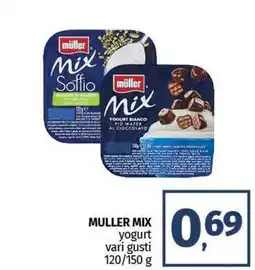 Pam MULLER MIX yogurt vari gusti 120/150 g offerta