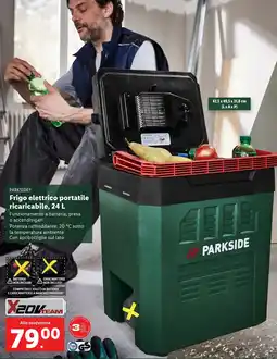 PARKSIDE Frigo elettrico portatile ricaricabile, 24 L