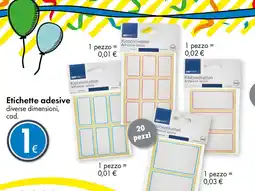 Tedi Etichette adesive offerta