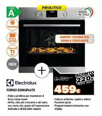 Expert Electrolux Forno EOM4P44TX offerta