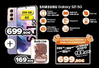 Expert Samsung Galaxy S21 5G + Buds Live offerta