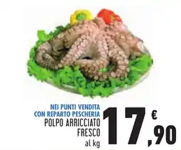 Conad POLPO ARRICCIATO FRESCO al kg offerta