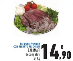 Conad CALAMARI decongelati al kg offerta