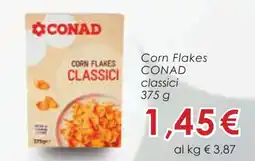 Conad Corn Flakes CONAD classici 375 g offerta