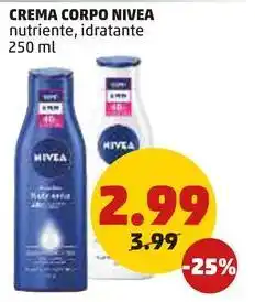 PENNY CREMA CORPO NIVEA nutriente, idratante offerta