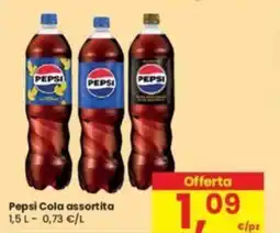 Eurospar Pepsi Cola assortita 1,5 L offerta
