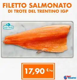 Iper Tosano FILETTO SALMONATO DI TROTE DEL TRENTINO IGP offerta